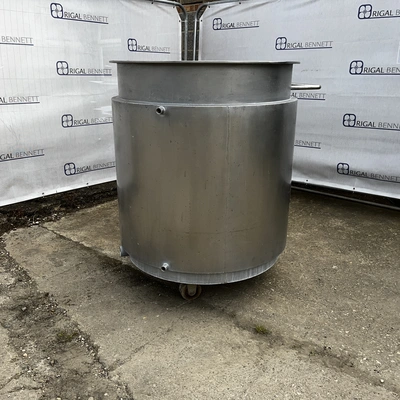 1,000L S/S Open Top Jktd Portable Tank