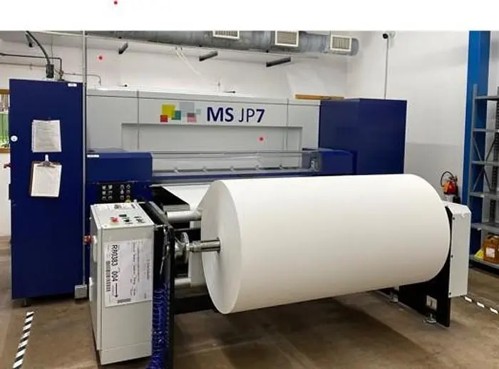 Used 2016 MS JP7 FABRIC AND PAPER DIGITAL WEB PRINTER MS JP7 FABRIC AND PAPER DIGITAL WEB PRINTER Large Format Printers Texas US | Lonestar Mailing Solutions #1494362