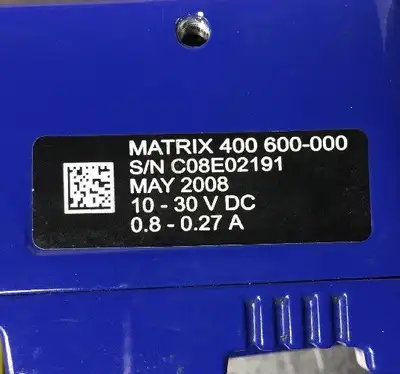 Used Datalogic MATRIX 400 600-000 Barcode Scanners South Carolina US | Palmetto Automation #1158549