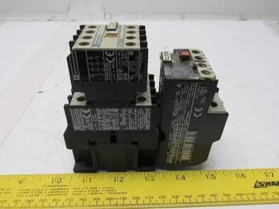 Telemecanique LC1 D09 10 600V 20A 7.5Hp 3Ph MAX Contactor Overload 120V Coil