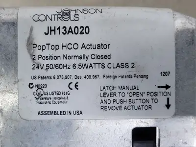 USED JOHNSON CONTROLS JT2221H13A020