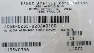 NEW FANUC A06B-0235-B202#0100 SERVO MOTOR A06B0235B2020100