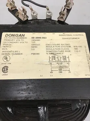 Used DONGAN 50-3000-053 Transformers Michigan US | Ideal Machinery #1284041