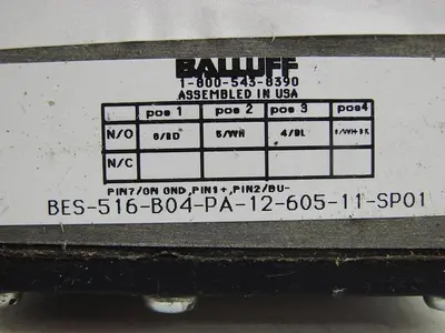 USED BALLUFF BES-516-84-PA