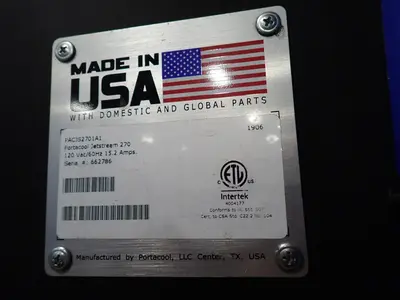Used PORTACOOL PACJS2701A1 Misc Plastics Equipment Ohio US | HGR 24 #1285549