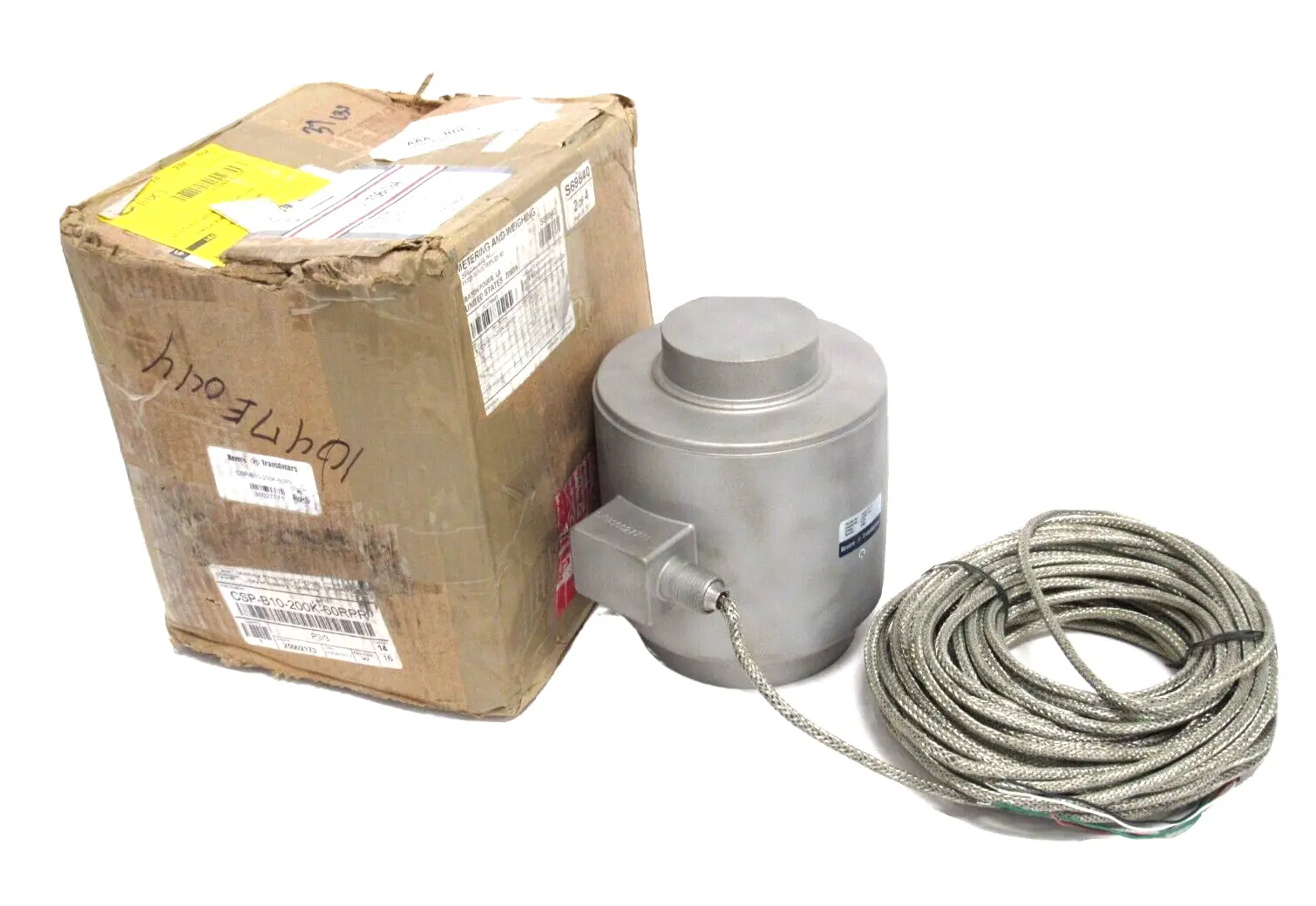 NEW REVERE TRANSDUCER CSP-B10-200K-60RP LOAD CELL 200K LBS CSPB10200K60RP