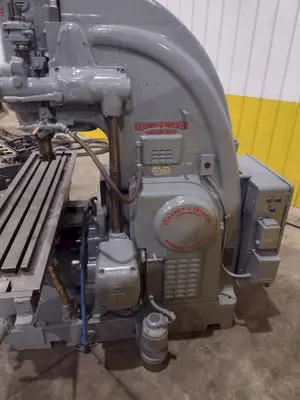 #3 KEARNEY & TRECKER MILWAUKEE MODEL #3 VERTICAL MILLING MACHINE 64" x 13" x 10 HP: YOBRO #24458