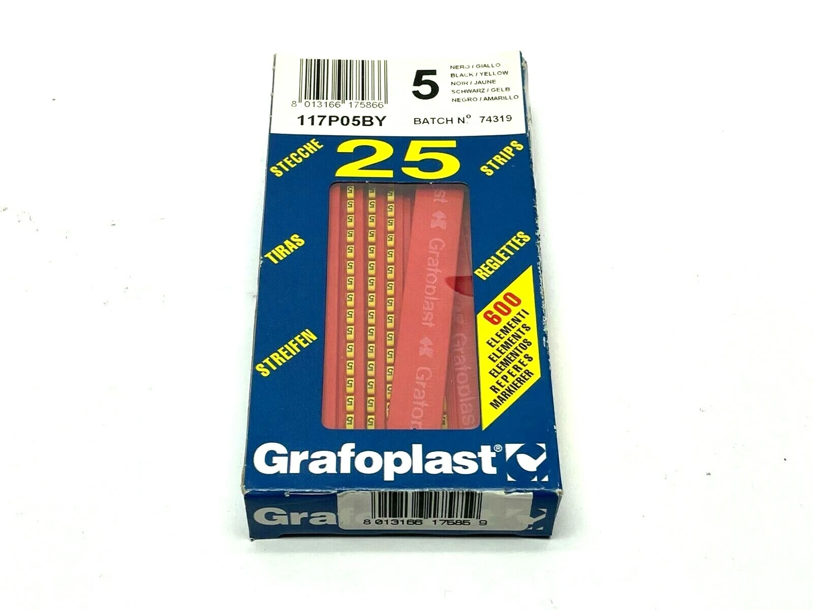 New | in-Stock Grafoplast 117P05BY Blank Label Michigan US | Maverick Industrial Sales #1401718