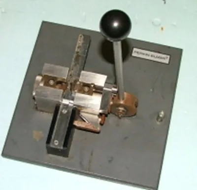 QTY. 1. PERKIN-ELMER MANUAL SAMPLE CUTTER....