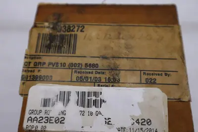NEW OPEN BOX VICKERS 938272 PUMP ACCESORY STOCK K-3009-A