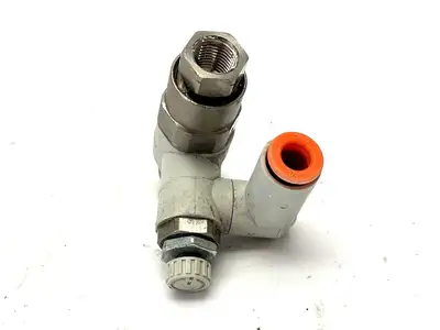 USED SMC FLOW CONTROL FITTING