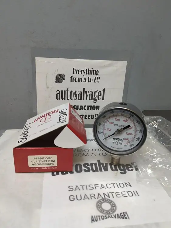 New | in-Stock WINTERS PFP667-DRY Universal Pressure Meters Ohio US | Surplus Asset Holdings #1244009