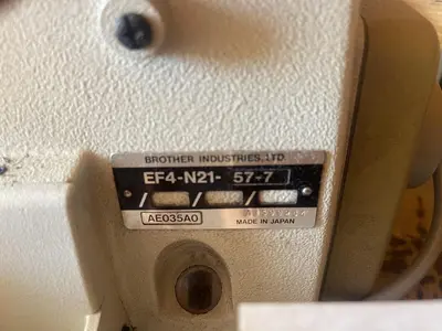 BROTHER EF4-N21-57-7 SEWING MACHINE