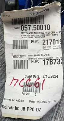 MOTOVARIO NMRV 050 Gearboxes & Speed Reducers | ESS Industrial Equipment Sales (6)