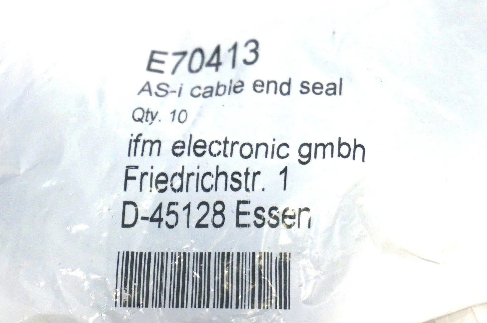 10 NEW IFM EFECTOR E70413 END SEALS
