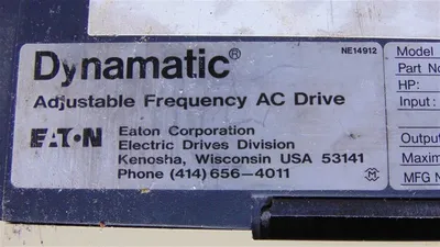 Eaton AF-160302-0480 Dynamatic 3 HP Motor Drive 380-480V Used