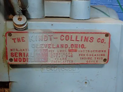 Used THE KINDTCOLLINS COMPANY / MASTER _UNKNOWN_ Disc Grinders Ohio US | HGR 24 #895611