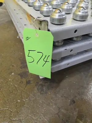 Used HYTROL ROLLER BALL TRANSFER  CONVEYOR Roller Conveyors Wisconsin US | Packer City Sales #1298027