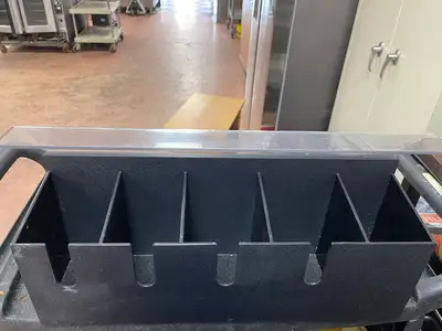 Used Falcon Restaurant Supply Used 5 Compartment Drink Lid and Straw Organizer Food, Restaurant, & Bakery Parts & Accessories Illinois US | Falcon Restaurant Supply #1376111