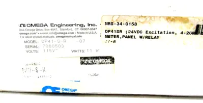 NEW SEALED OMEGA ENGINEERING DP41-S-R PANEL METER DP41SR