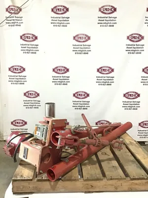 Thern 110 Portable Davit Crane Lifting 2000Lbs W/Leeson Electric Motor 1.3HP 1PH