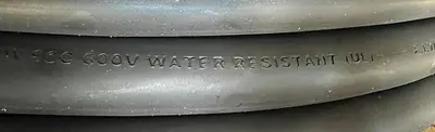 USED ROHS P-136-29-MSHA 8 AWG, 5/C SOOW 90C, 600V WATER RESISTANT CABLE APPROX 250 FT