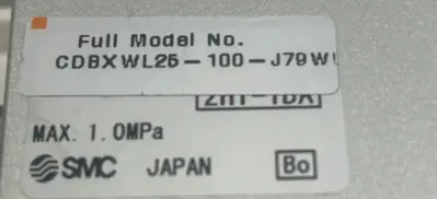 NEW SMC CDBXWL25-100-J79WL GUIDED AIR CYLINDER CDBXWL25100J79WL
