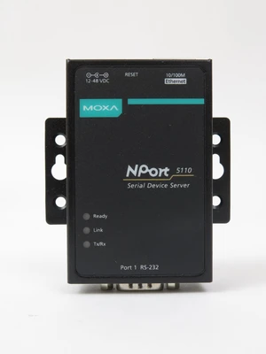 New | in-Stock MOXA NPort 5110 Relays & Switches California US | ANACAPA EQUIPMENT BROKERS, INC #1557959
