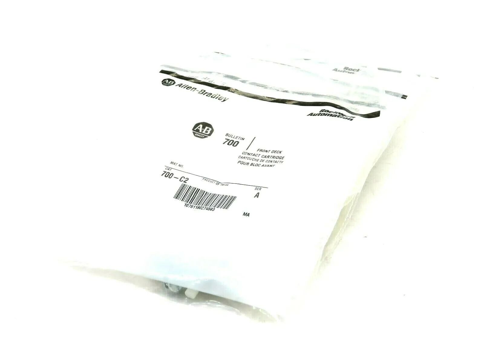 8 NEW ALLEN BRADLEY 700-C2 SERIES A FRONT DECK CONTACT CARTRIDGES 700C2