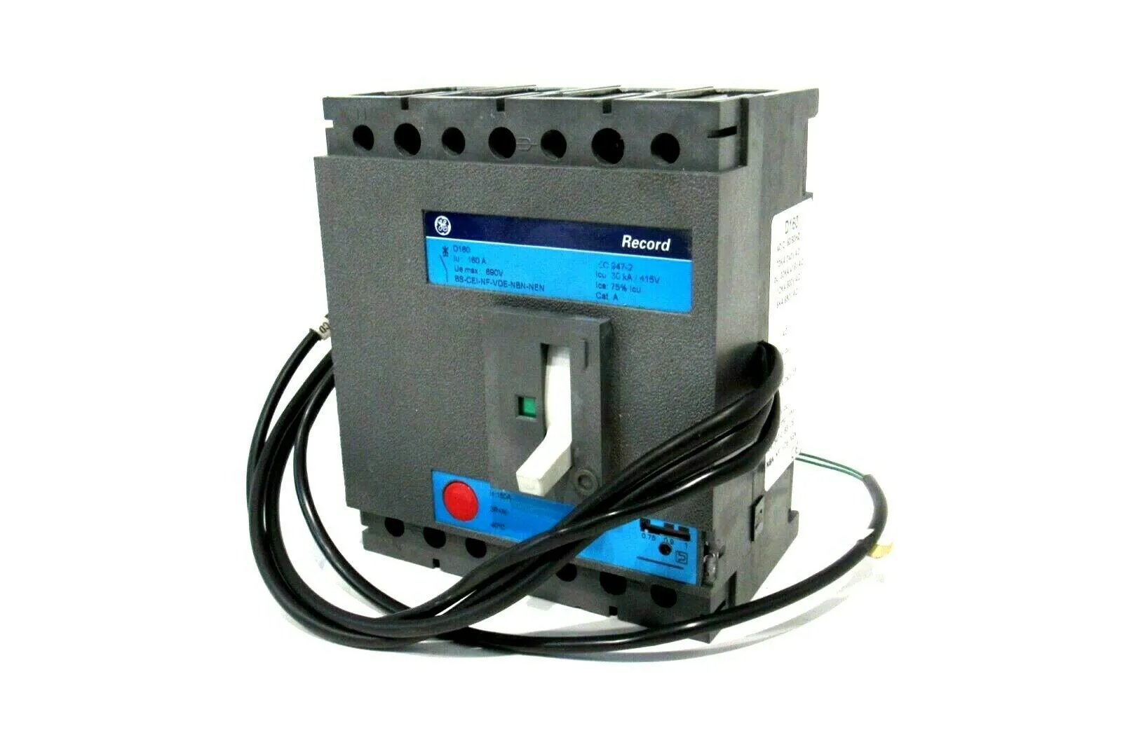 NEW GENERAL ELECTRIC D160 CIRCUIT BREAKER