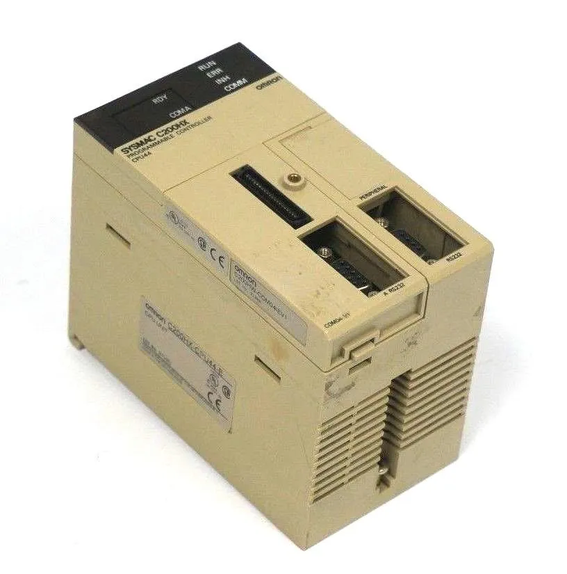 OMRON C200HX-CPU44-E CPU MODULE W/ C200HW-COM04-EV1