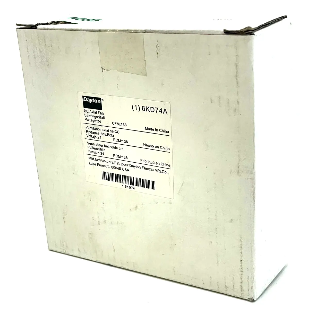 NEW DAYTON 6KD74A AC AXIAL FAN VOLTAGE 24