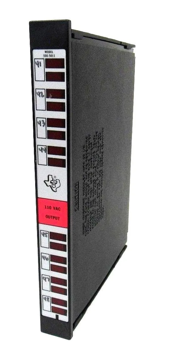 USED TEXAS INSTRUMENTS 500-5011 OUTPUT MODULE 5005011