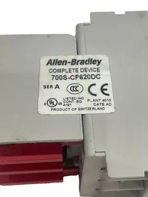 USED ALLEN BRADLEY 700S-CF620DC SAFETY CONTROL RELAY SER.A 700SCF620DC