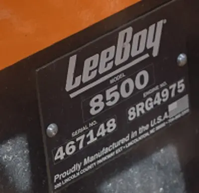 Used 2024 LEEBOY 8500D Asphalt Pavers Alabama US | Proxy Equipment #1382875