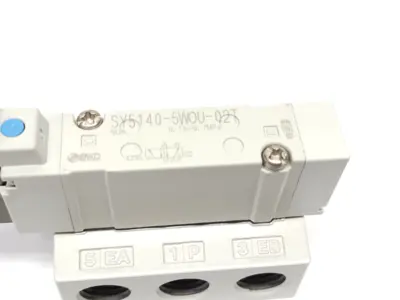 SY5140-5WOU-02T | SMC  Base Mount Solenoid Valve 5-Port 2-Position 1/4" NPT 24VDC - New