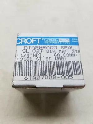New | in-Stock ASHCROFT 6TA16943009 Misc Electrical & Power Parts | ND Industrial Surplus #1222773