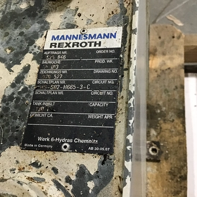 Rexroth Hydraulics PV7-20/20-20RA01MA0-10 Power Unit with Pump and Tank