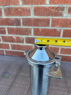 USED PALL ADVANTA ALID11G23LNNH4 IN-LINE LIQUID AND GAS FILTER HOUSINGS