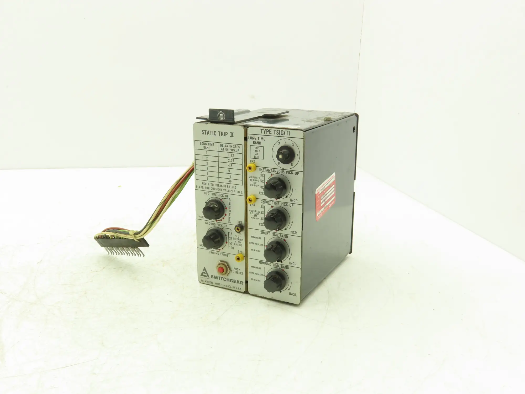 Allis Chalmers Static Trip II TSIG T Solid State Switchgear