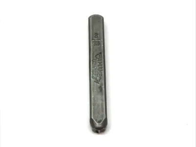USED CH HANSON NUMBER STEEL STAMP SET 3/16" HAND GROUND NUMBERS SET OF 9