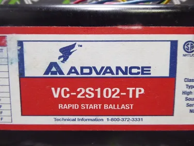 Advance VC-2S102-TP Rapid Start Ballast 277V 60Hz New NIB
