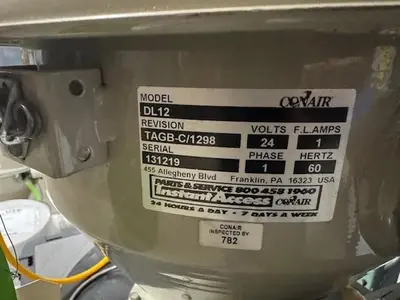 USED CONAIR MATERIAL RECEIVER