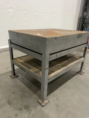 3′ x 4′ x 8″ thick metal table
