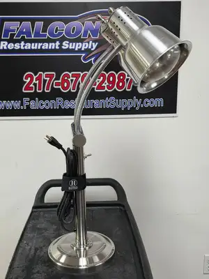 New | in-Stock Falcon Restaurant Supply, Inc. Unused Hanson Heat Lamps Dual Bulb Freestanding Flexible Heat Lamp 115V - TH4 Heat Lamps (Food) Illinois US | Falcon Restaurant Supply #1373667
