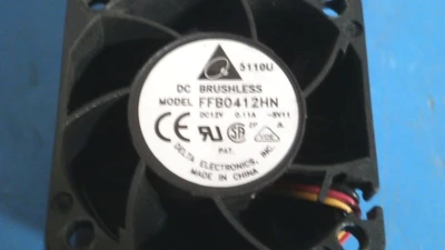 USED DELTA ELECTRONICS DC BRUSHLESS SERVER FAN