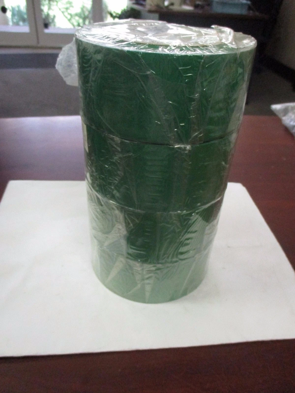 New 2" Green Insulated Adhesive PVC Vinyl Electrical Tape (QTY 4)