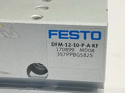 USED FESTO PNEUMATIC GUIDED ACTUATOR 12MM BORE 10MM STROKE 170899