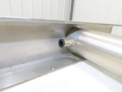 10" x 14" Process Material Bulkhead Pneumatic Gate Knife Valve