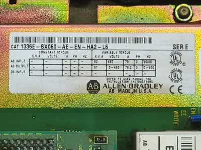 USED ALLEN-BRADLEY 1336E-BX060-AE-EN-HA2-L6